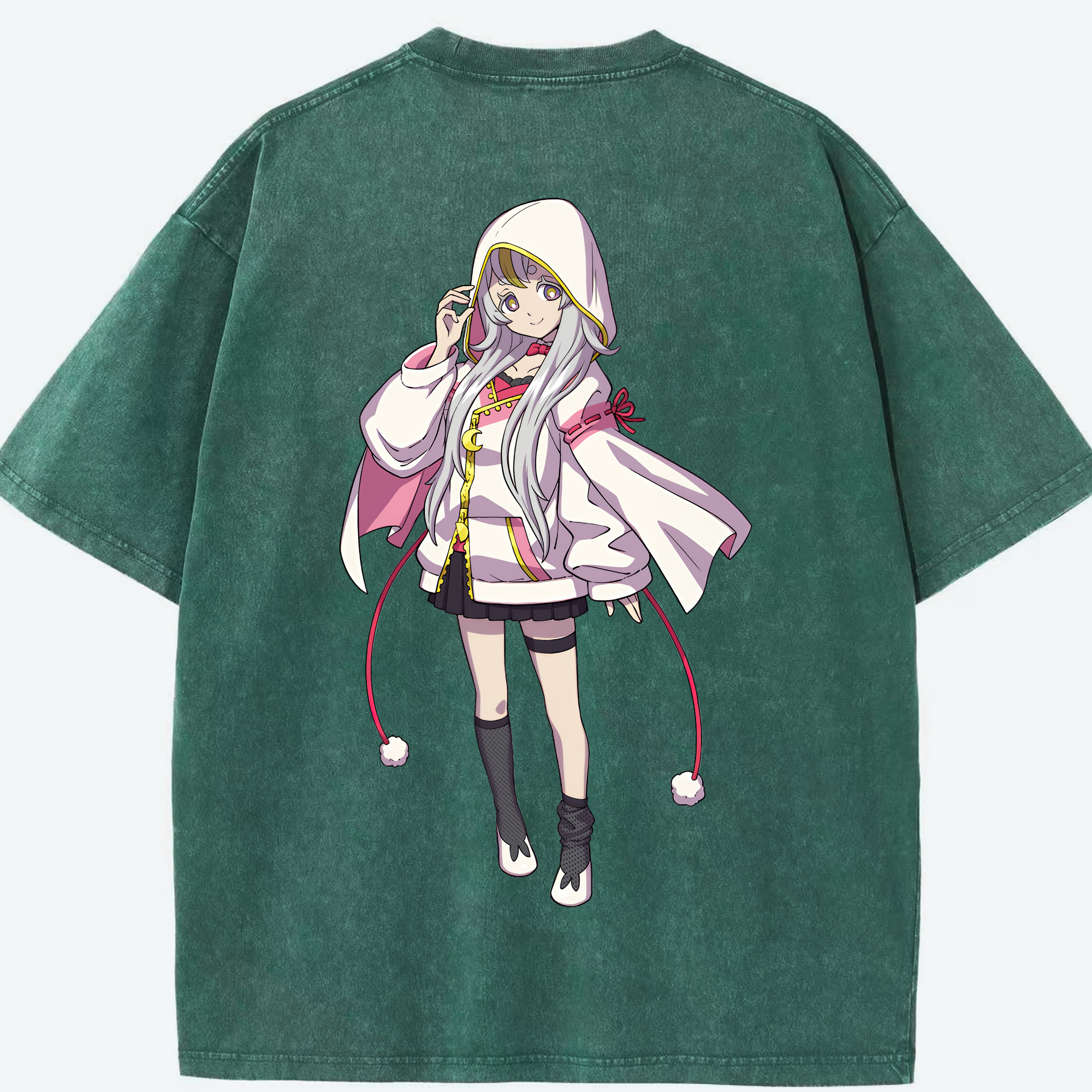 （画像用） 妖怪ウォッチ Yo-kai Watch 綿100% ヴィンテージ風 半袖Tシャツ（背面プリント）